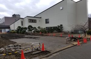 外構敷石平板撤去