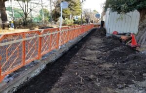 基礎工事根切様子