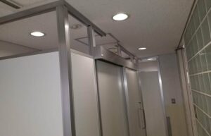 パーテイション完成様子