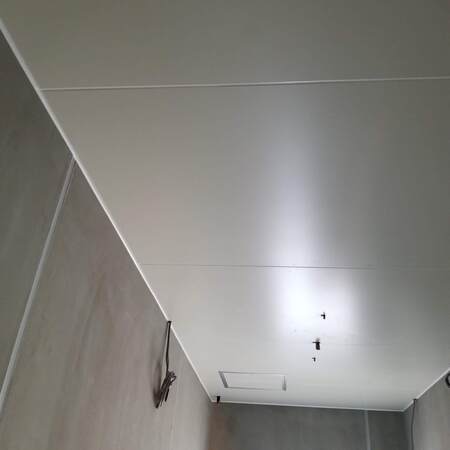 天井化粧ケイカル様子