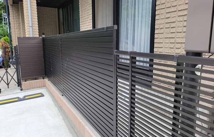 フェンス完成様子