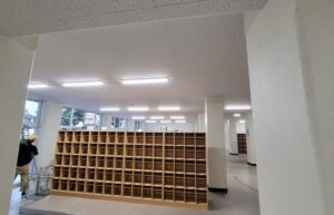 学校改修工事完成様子