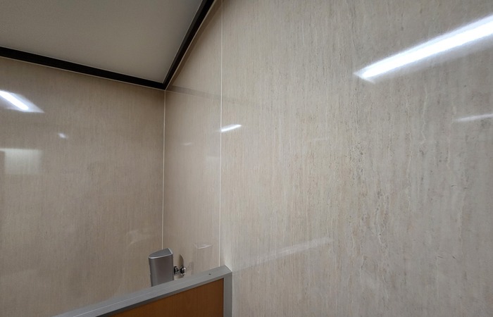 メラミン化粧板完成