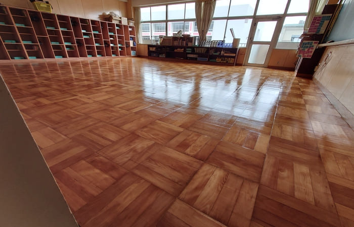 フローリング修繕完成