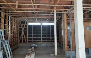 住宅　鉛ボード施工前様子