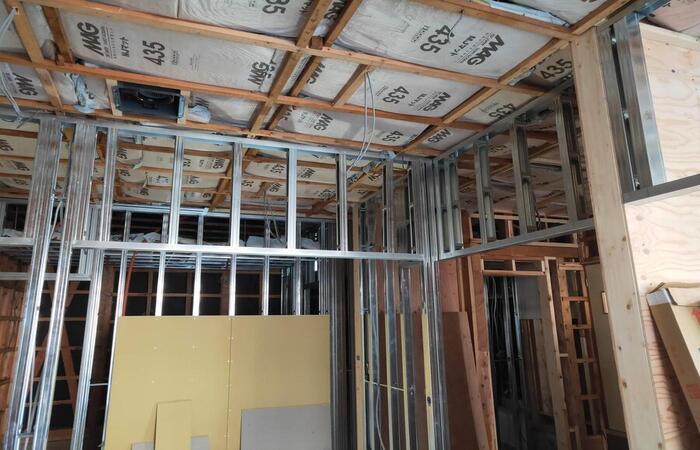 住宅軽鉄ボード様子