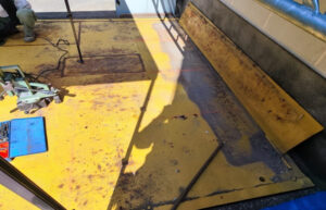 外部・リフトテーブル施工前