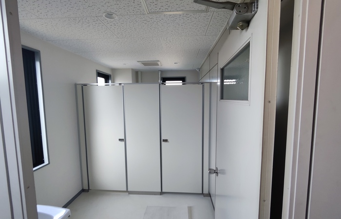 トイレ改修工事様子