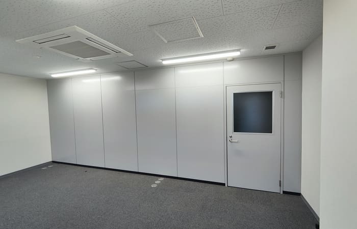 スチールパーテイション完成