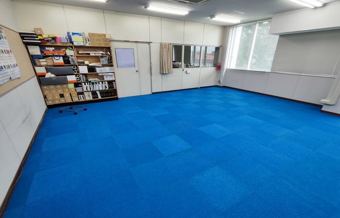 タイルカーペット完成