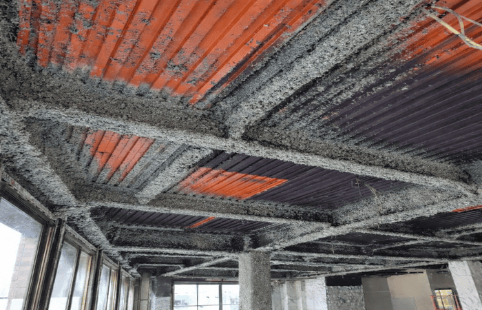 耐火被覆様子様子