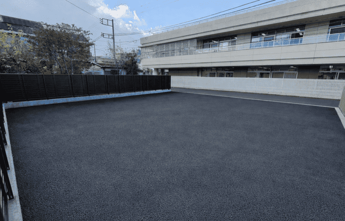 アスファルト外構完成